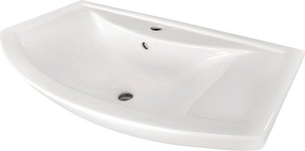 Мебель для ванной Misty Лаванда 80 белая эмаль, прямая