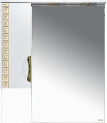Зеркало-шкаф Misty Престиж 80 L золотая патина