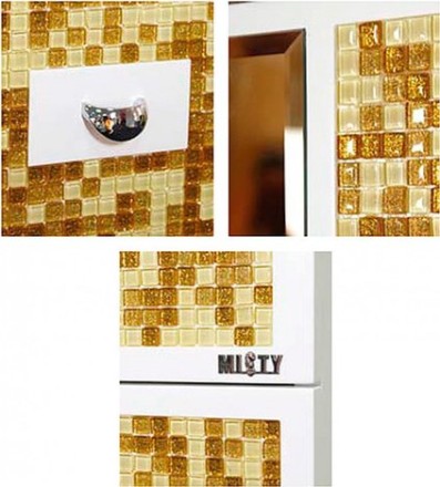 Зеркало Misty Морена 60 золотая мозаика