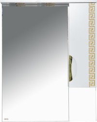 Зеркало-шкаф Misty Престиж 70 R золотая патина