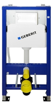 Инсталляция Geberit Duofix Delta 458.103.21.1 UP100 с кнопкой смыва хром
