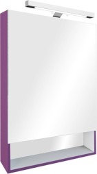 Зеркальный шкаф Roca The Gap 60 ZRU9302751, цвет фиолетовый