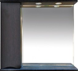 Зеркало-шкаф Misty Элвис 85 L венге