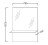Зеркало Jacob Delafon Struktura 79 см, серый антрацит, EB1213-N14, с полкой