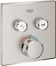 Термостат Grohe Grohtherm SmartControl 29124DC0 для ванны с душем, суперсталь