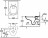 Комплект  Унитаз подвесной Villeroy &amp; Boch O.Novo 5660HRR1 alpin, безободковый + Система инсталляции для унитазов Viega Eco plus 713386 крепления + кн