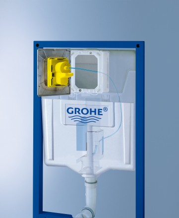 Комплект Grohe Rapid SL 38772001 3 в 1 с кнопкой смыва + Чаша для унитаза + Крышка-сиденье