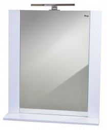 Зеркало Emmy Асти 50 см, ast50mir1, со светильником, белое