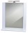 Зеркало Emmy Асти 50 см, ast50mir1, со светильником, белое