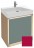 Тумба под раковину Jacob Delafon Rythmik Pure 65 см EB1770-275, цвет малиновый сатин
