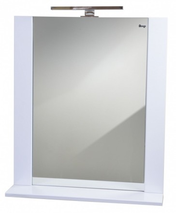 Зеркало Emmy Асти 60 см, ast60mir1, со светильником, белое
