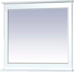 Зеркало Misty Герда 80 с подсветкой, белая эмаль