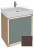 Тумба под раковину Jacob Delafon Rythmik Pure 65 см EB1770-F32, цвет ледяной коричневый сатин