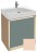 Тумба под раковину Jacob Delafon Rythmik Pure 65 см EB1770-G1A, цвет телесный глянцевый