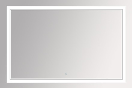 Зеркало Misty Неон 2 LED 120х80, сенсор на зеркале