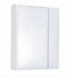 Зеркало-шкаф Roca Ronda 60 см ZRU9303007, цвет бетон, белый глянцевый