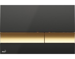 Кнопка управления AlcaPlast M1728-5 черная/золотая