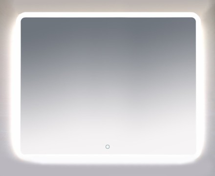 Зеркало Misty Неон 3 LED 100x80, сенсор на зеркале