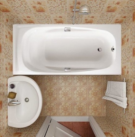 Чугунная ванна Jacob Delafon Super Repos 180x90 с отверстиями под ручек