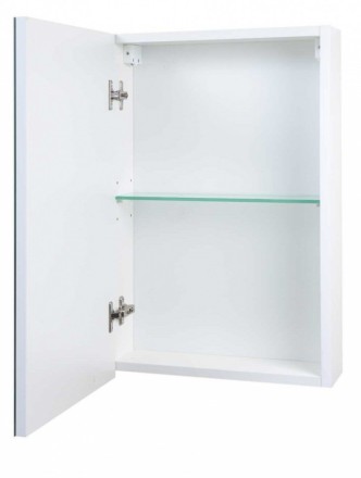 Зеркальный шкаф Emmy Вэла 50 см, wel50bel, белый, левый/правый