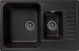 Мойка кухонная GranFest Quarz Z 21K черная