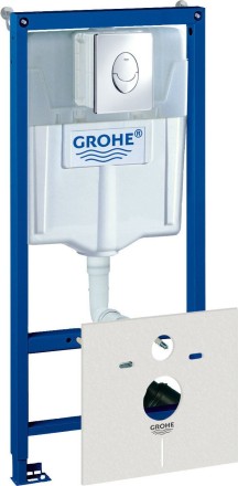 Комплект  Система инсталляции для унитазов Grohe Rapid SL 38750001 4 в 1 с кнопкой смыва + Унитаз подвесной Villeroy &amp; Boch O.Novo 5660 H101 alpin