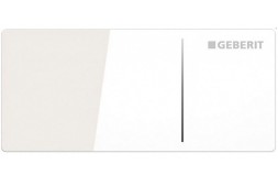 Клавиша смыва Geberit Sigma Type 70 115.630.SI.1, белое стекло