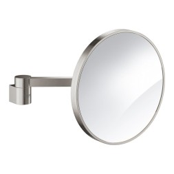Косметическое зеркало с увеличением в 7 раз Grohe Selection 41077DC0, суперсталь