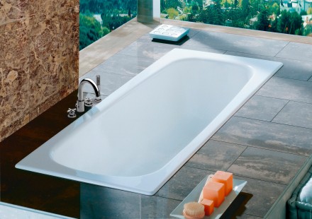 Чугунная ванна Roca Continental 21290200R 160x70 см, без антискользящего покрытия