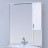 Зеркало-шкаф Misty Сицилия 85 R с подсветкой, белая эмаль