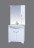 Зеркало-шкаф Misty Сицилия 85 R с подсветкой, белая эмаль