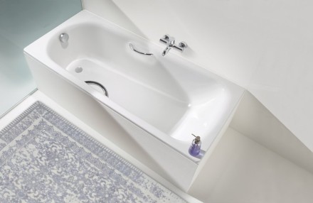 Стальная ванна Kaldewei Advantage Saniform Plus Star 336 с покрытием Anti-Slip
