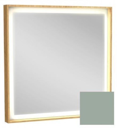 Зеркало Jacob Delafon Rythmik Pure 65 см EB1772-M47 матовый лак оливковый