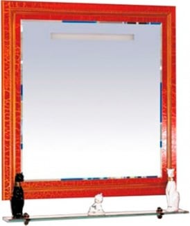 Зеркало Misty Fresko 90 красное краколет