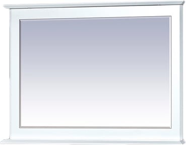 Зеркало Misty Герда 100 с подсветкой, белая эмаль